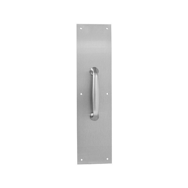 4 in. X 16 in. US32D PULL PLATE, Delaney Hardware, Mfr#: 490500